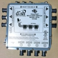 141340 DP34 3x4 Multiswitch Dish Network DishPRO DP34 with Ground