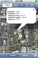 DishPointer Maps iPhone App Screenshot
