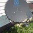 Satellite dish Internet service