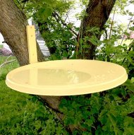 Repurposed Satellite Dish Birdbath
