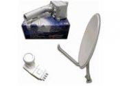 Satellite DISH and receiver package