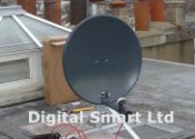 Satellite dish installation options