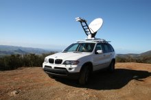 Fly-And-Drive Mobile VSAT Satellite Dish