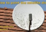 How to align satellite dish?