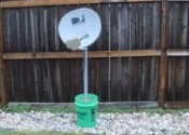 Satellite dish mounting options